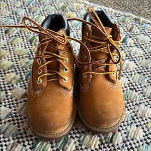 Timberland Boots Toddler size 6 Tan Sturdy